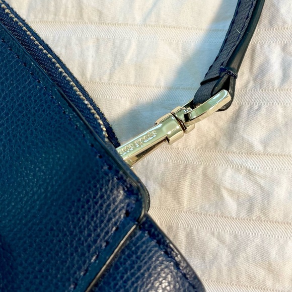 Kate Spade Sydney Small Double-Zip Blazer Blue Satchel Bag - Picture 9 of 16